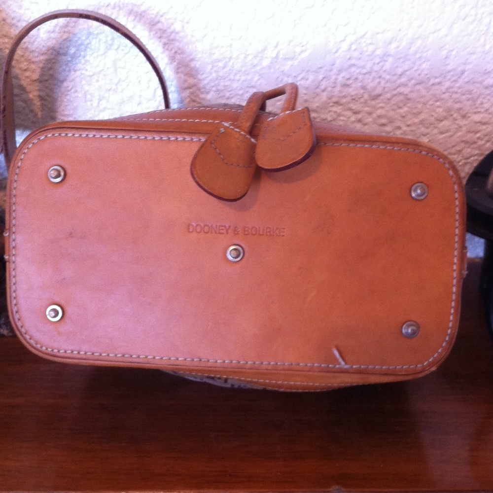 Dooney & Bourke Drawstring Canvas & Leathe - image 3